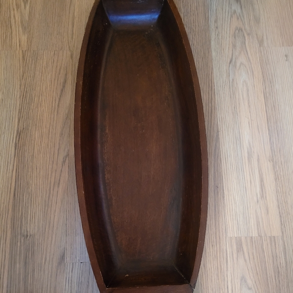 Pottery barn long wood tray - Picture 1 of 6